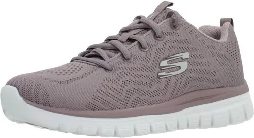 Skechers Graceful - Get Connected - Lavendel Sneakers Größe 38 - Sneaker für Damen mit atmungsaktivem Skech Knit Mesh-Obermaterial und Memory Foam Einlegesohle für optimalen Tragekomfort während des Sports oder im Alltag.