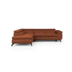 S-STYLE Ecksofa Bonnie in Rot mit Schlaffunktion - Das S-STYLE Ecksofa Bonnie in Rot kombiniert stilvolles Design mit Funktionalität. Ideal für entspannte Abende und Übernachtungen. Maße: B: 275 cm, H: 76 cm. Hochwertige Materialien sorgen für Langlebigkeit und Komfort.