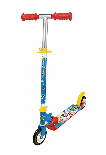 Smoby Paw Patrol Roller mit Bremse, klappbar - Kinderscooter, sicherer Fahrspaß mit klappbarem Design und integrierter Bremse für zusätzliche Sicherheit.