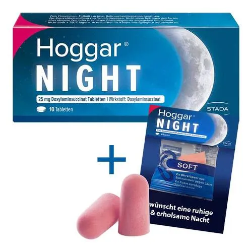 Hoggar Night 25 mg Doxylamin Schlaftabletten 10 St