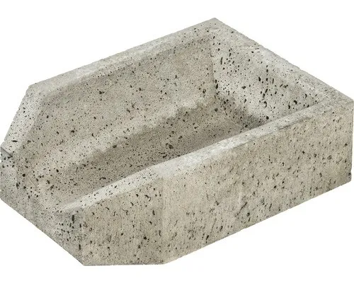 Beton Ablauf Aufsatzstück grau 40 cm x 30 cm x 13,5 cm - Sonstige Elektroinstallationsartikel, offenes System für effektive Dachrinnenentwässerung, ideal für Hof- und Wegentwässerung.