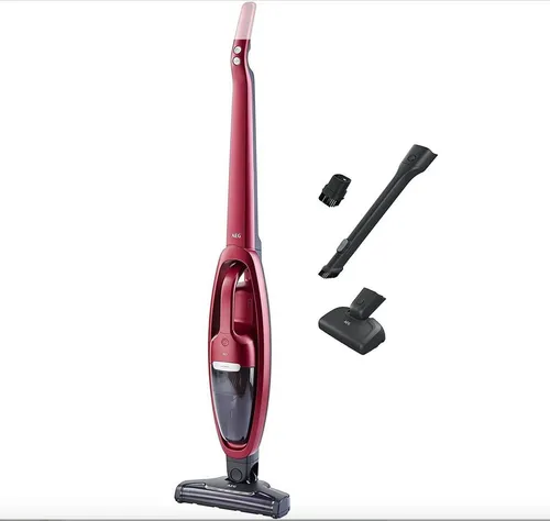 AEG Akku-Handstaubsauger QX7-ANIM rot - Kabelloser Staubsauger in modernem Rot, ideal für schnelle Reinigung und vielseitige Nutzung im ganzen Zuhause.
