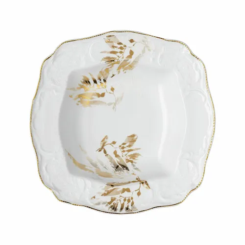 Rosenthal Schüssel Heritage Midas mittel, Porzellan - Elegante Schüssel aus hochwertigem Porzellan, ideal für festliche Anlässe und alltägliche Nutzung. Mit einem Fassungsvermögen von 1.6 L und einem ansprechenden, bunten Design.