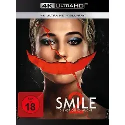 Smile 2 - Siehst du es auch? (4K Ultra HD + Blu-ray) - Horrorfilm, beeindruckende 4K Ultra HD-Qualität für ein intensives Erlebnis, freigegeben ab 18 Jahren.