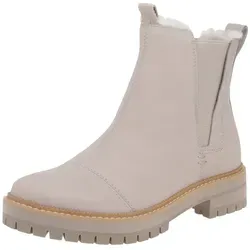 TOMS Dakota Damen Chelsea Boots - Graue Stiefel 40 EU - Stylische graue Chelsea Boots aus Glattleder mit Blockabsatz. Ideal für den Alltag, bieten sie Komfort und einen modernen Look.