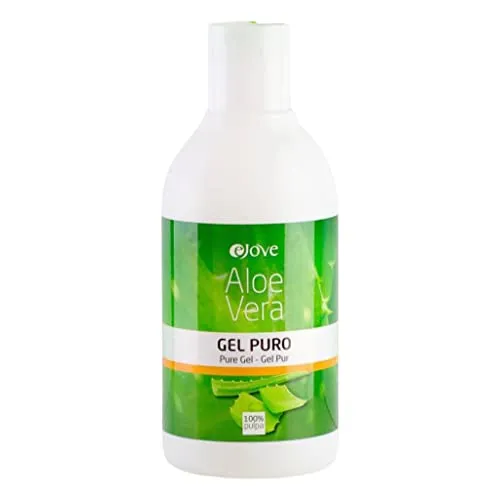 Ejove Gel Puro 250 ml | Reines Aloe Vera Gel 100% | Feuchtigkeitsspendendes und regenerierendes Gel für Gesicht und Körper | Beruhigendes Gel gegen Sonnenbrand | Anti-Akne Pflege | Zellregeneration