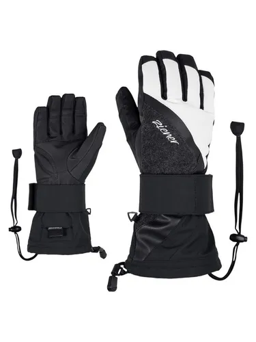Ziener Skihandschuhe MILANA AS(R) LADY - Modische Damen Snowboardhandschuhe mit ergonomischen Protektoren und wasser- sowie winddichter AQUASHIELD® Membran. Ideal für einen komfortablen Einsatz auf der Piste.
