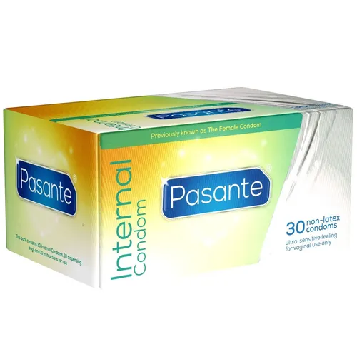 Kondome Pasante Female 30pcs - Hypoallergene Kondome für Frauen, ideal für Sicherheit und Komfort, in praktischer 30er Packung.