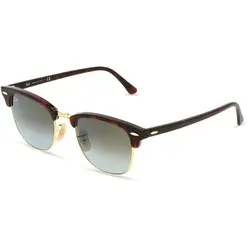 Ray-Ban RB 3016 CLUBMASTER Unisex-Sonnenbrille, braun, quadratisch - Die Ray-Ban RB 3016 CLUBMASTER ist eine stilvolle Unisex-Sonnenbrille mit braunem Acetat-Rahmen. Ihr zeitloses Browline-Design bietet hohen Tragekomfort und zuverlässigen UV-Schutz. Ideal für starke Sonneneinstrahlung und mittlere Kopfgrößen.