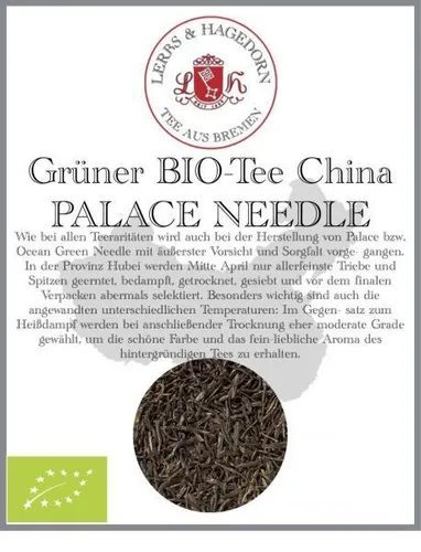 Grüner Tee Bio China Palace Needle 1kg