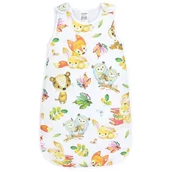 TupTam Babyschlafsack 2.5 TOG - Ärmellos & Bunt - Babyschlafsäcke mit seitlichem Reißverschluss, aus 100% Baumwolle, ideal für einen erholsamen Schlaf Ihres Babys in den Größen 68-74.