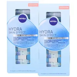 Nivea Gesichtspeeling 2x NIVEA Hydra Skin Effect 7 Tage Ampullen Kur 14 x 1ml hochkonzentrie