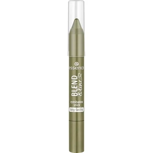 essence blend & line Lidschattenstift Nr. 03 Grün - Vielseitiger Lidschatten & Eyeliner in einem, ideal für schimmernde Looks. Praktisches Stiftformat, hochpigmentiert und vegan – perfekt für kreative Augen-Make-ups.