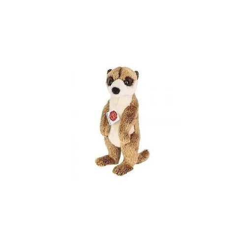 Teddy Hermann 92655 Erdmännchen stehend 29 cm - Kuscheltier aus recyceltem Polyester, sicher und pflegeleicht für Kinder ab 18 Monaten