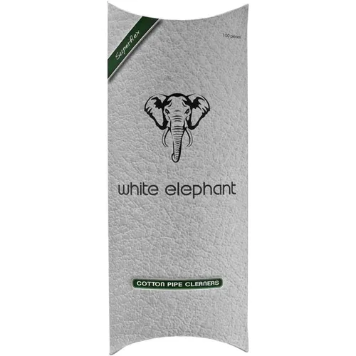 White Elephant Pfeifenreiniger 100 Stück - 175mm I Cotton Pipe Cleaner