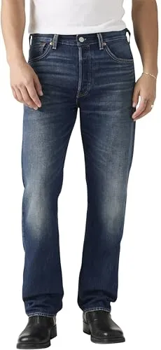 Levi's Herren 501 Original Fit Jeans - On The Borderline, 34W/30L - Jeans - Robuste Baumwolldenimqualität im klassischen 501 Style, gerade Form und normale Leibhöhe für vielseitige Kombinationsmöglichkeiten.