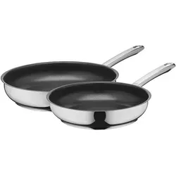 Silit Pfannenset 2-tlg. CALABRIA - Pfannen, edles 2-teiliges Set mit Antihaftbeschichtung für fettfreies Kochen, ideal für Omelettes und Schnitzel.