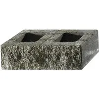 Kann Bruchsteinmauer Grundelement Grau-Nuanciert 50 cm x 25 cm x 15 cm
