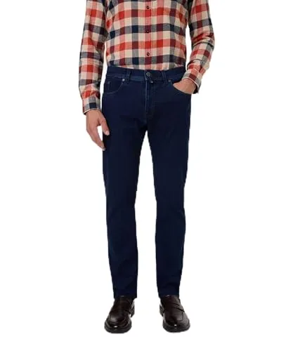 Pierre Cardin Herren Jeans PC-Lyon - Tapered Fit in Dark Blue Stonewash - Jeans im modernen Tapered Fit mit hochelastischem Futureflex-Material für optimalen Tragekomfort. Ideal für lässige Looks und vielseitige Kombinationsmöglichkeiten.
