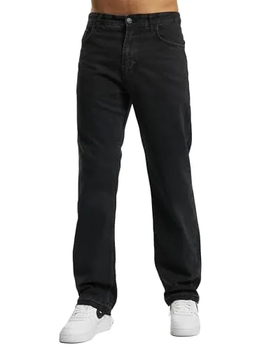 DEF Herren Loose Fit Jeans Schwarz 36 - Jeans in modernem Look, bietet hohen Tragekomfort und Qualität zum fairen Preis. Ideal für lässige Outfits und bequeme Passform.