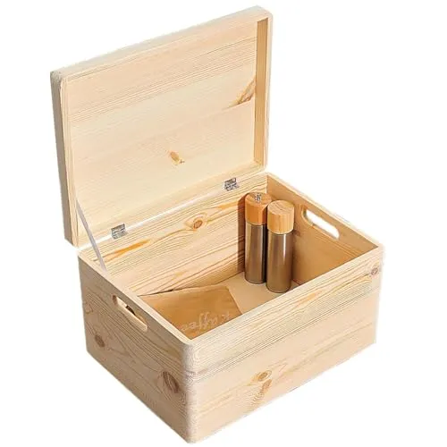 Kesper Allzweckkiste Kiefer mit Deckel 27,6,