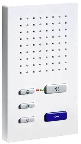 TCS ISW3030-0140 Audio Innenstation Freisprechen weiß - Haus-Alarmanlagen mit intuitiver Bedienung, großer Ruf- und Lautstärkeregelung, sowie energieeffizientem Stand-by-Betrieb von nur 0,025 W. Ideal für moderne Wohnlösungen.