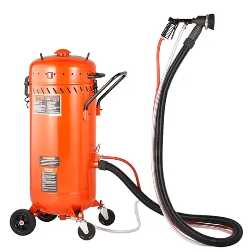 VEVOR 28 Gallonen Vakuum-Sandstrahler - Schleifmaschinen mit 1200 W Vakuumsystem für staubfreies Arbeiten und 90 % Strahlmittelrückgewinnung, ideal für Auto- und Gerätereparaturen.