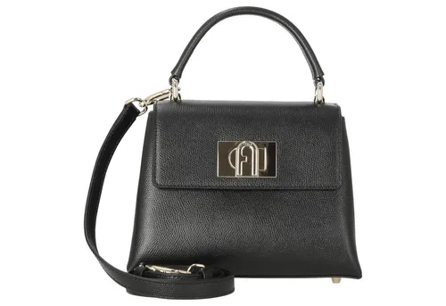 Furla 1927 Handtasche aus Leder, 21 cm, Schwarz - Elegante Handtasche aus hochwertigem Leder, perfekt für jeden Anlass und mit viel Stauraum für Ihre Essentials.