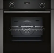 B1ACE2AG3 Backofen 60cm GraphiteGrey - Backofen mit 7 Heizarten, LCD-Display und EasyClean-Funktion für müheloses Reinigen, ideal für moderne Küchen.