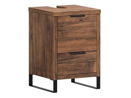 Woodkings Waschbeckenunterschrank Sydney – Rustikaler Badunterschrank aus Pinie - Platzsparender Unterschrank für kleine Bäder: Mit 40x60x40 cm bietet der Sydney cleveren Stauraum und bringt natürlichen Charme ins Badezimmer. Ideal für Gäste-WC und stilvolle Akzente.