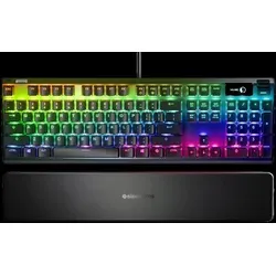 Steelseries APEX PRO Tastatur USB QWERTY UK Englisch Schwarz (64626) - Gaming-Tastatur mit individuell einstellbaren mechanischen Tasten für höchste Präzision und Reaktionsgeschwindigkeit.
