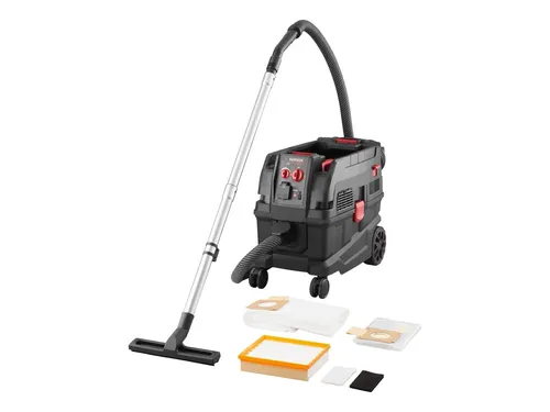 PARKSIDE PERFORMANCE® Werkstatt-Sauger PPWD 30 B2 mit Smart-Funktion - Leistungsstarker Werkstatt-Sauger mit 260 Airwatt, App-Steuerung und 3-in-1 Bodendüse. Ideal für trockene und nasse Flächen, mit komfortabler Filterreinigung und hohem Arbeitsradius.