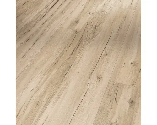 Vinylboden Eiche Memory geschliffen Landhausdiele - Vinylboden mit Klickverbindung, ideal für ein gemütliches Wohnambiente und besonders pflegeleicht.