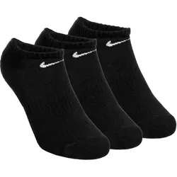 Nike Everyday Lightweight No Show Tennissocken 3er Pack Unisex - schwarz, weiß, Größe 42-46 (auch verfügbar in 34-38, 38-42, 46-50)