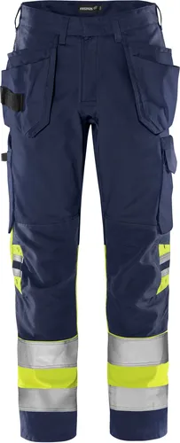 HI VIS Green Hose 131975-171 - Nachhaltige Arbeitskleidung in Gelb/Marine - Arbeits- & Schutzkleidung, Teil der Fristads Green-Kollektion, mit CORDURA®-Verstärkungen und EN ISO 20471 Zertifizierung für höchste Sicherheit und Langlebigkeit.