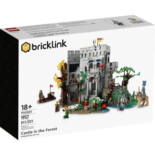 LEGO Brickslink Burg im Wald 910001 - Bauklötze & Bausteine, kreative Bau- und Spielmöglichkeiten für endlosen Spaß im Wald-Abenteuer!