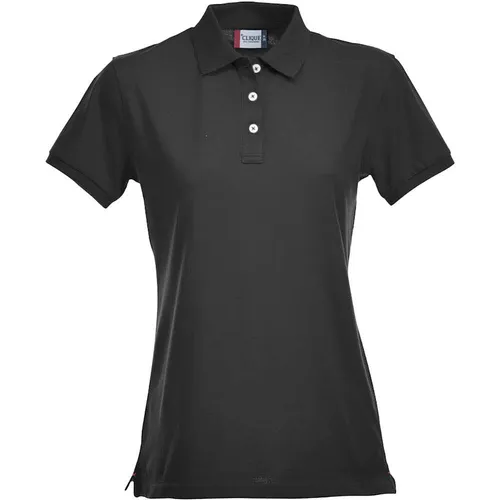 New Wave Stretch Premium Polo Damen - schwarz