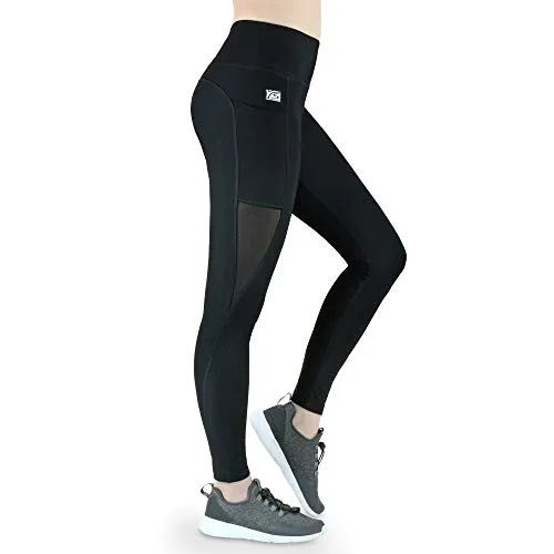 Formbelt Damen Sport Leggings Lang mit Tasche – Atmungsaktiv und Blickdicht - Hochwertige Damen Laufhose mit integriertem Handyfach und optimaler Kompression. Ideal für Sportarten wie Joggen, Yoga oder Wandern. Entworfen in Deutschland für perfekten Sitz und hohen Tragekomfort.