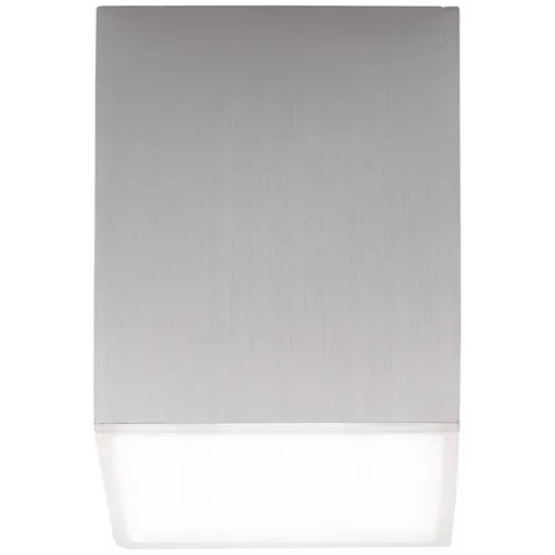 AEG Lampe Gillian LED Deckenleuchte 1flg alu | 1x 3W LED integriert (SMD), (300lm, 3000K) | Stufenlos dimmbar über Wanddimmer