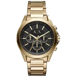 Armani Exchange Herrenuhr AX2611 - Armbanduhren für Herren, 44mm Chronograph mit wasserdichtem Edelstahlgehäuse, ideal für sportliche Aktivitäten und eleganten Alltag.