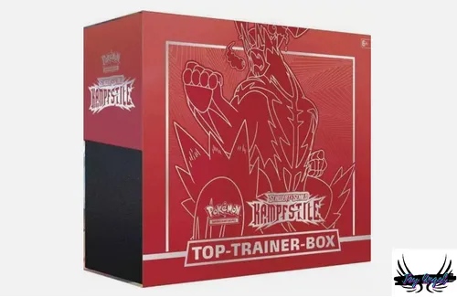 Pokemon Schwert und Schild Kampfstile Top Trainer Box - TCG OVP Displays, exklusive Top Trainer Box mit 88 Karten für spannende Pokémon-Kämpfe, ideal für Sammler und Spieler!
