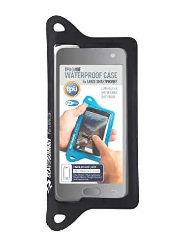 Sea to Summit TPU Guide Waterproof Cases Schutztasche M - Grau - Wasserdichte Tasche für Boote, aus leichtem und robustem TPU, mit Touchscreen-kompatibler Oberfläche und sicherem Ziplock Rollverschluss für optimalen Schutz.