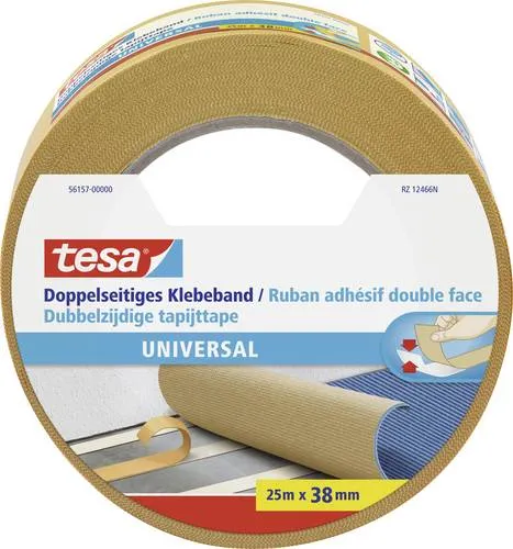 Tesa UNIVERSAL 56157-00000-11 Doppelseitiges Klebeband (L x B) 25m x 38mm 1St.
