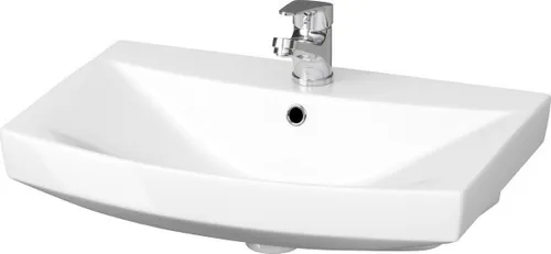 Primaster Waschbecken Alexa - Keramik Handwaschbecken - Hochwertiges Keramik Waschbecken in elegantem Weiß, ideal für Badezimmer und Gäste-WCs. Ein modernes Design, das jedem Raum Stil verleiht.