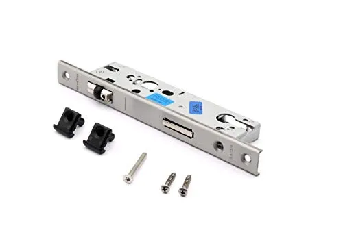 Schüco Rollen-Fallenschloss 241182 - Fensterbeschläge - Einfachverriegelung mit Dornmaß 34mm und verstellbarer Rollenfalle für optimale Sicherheit und Komfort.