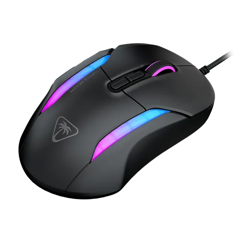 Turtle Beach Kone II Gaming-Maus - Weiß - Gaming-Maus mit fortschrittlichem Owl-Eye-Sensor für präzise Verfolgung, anpassbare DPI von 50-26.000 und langlebigen Titan Optical-Schaltern.