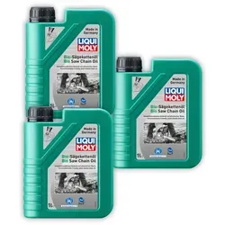 3x 1L LIQUI MOLY 1280 Kettensägenöl Bio-Säge-Kettenöl Kettensäge Sägekette Öl