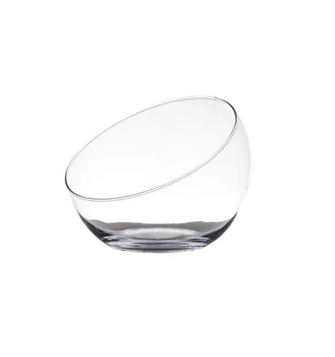 Hakbijl Glass Dekoschale INNIS schräger Rand