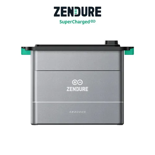 ZENDURE SolarFlow AB2000X 1920Wh Erweiterungsspeicher - Powerstations: Wartungsfreie LiFePO4 Zusatzbatterie mit 3000 Zyklen, ideal für Solar-Anwendungen im Heim- und Gewerbebereich.