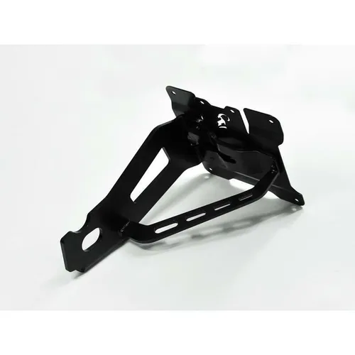Kennzeichenhalter für Harley Davidson HD Sportster 1200 Custom 05- - Robuster Stahl-Kennzeichenhalter in Schwarz, speziell für Harley-Davidson Sportster-Modelle, sorgt für sicheren Halt und stilvolle Optik.